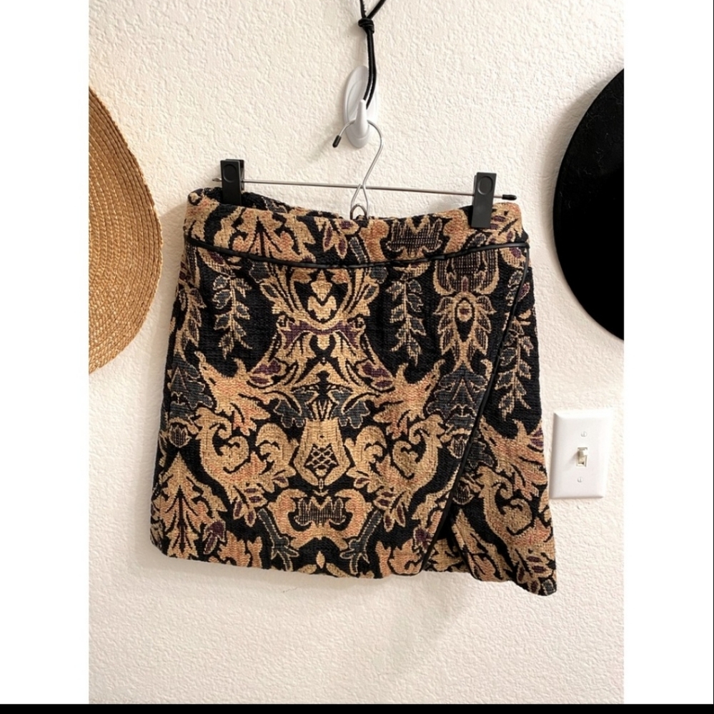Free People Tapestry Mini Skirt